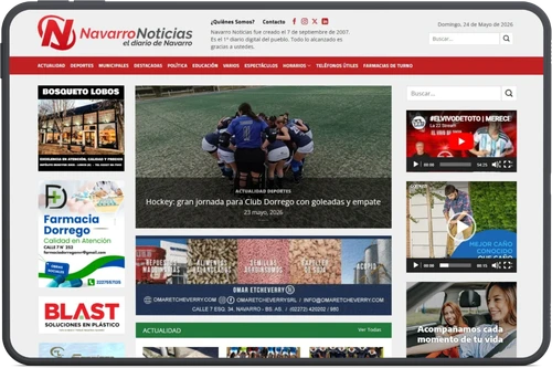 Sitio de noticias Navarro Noticias